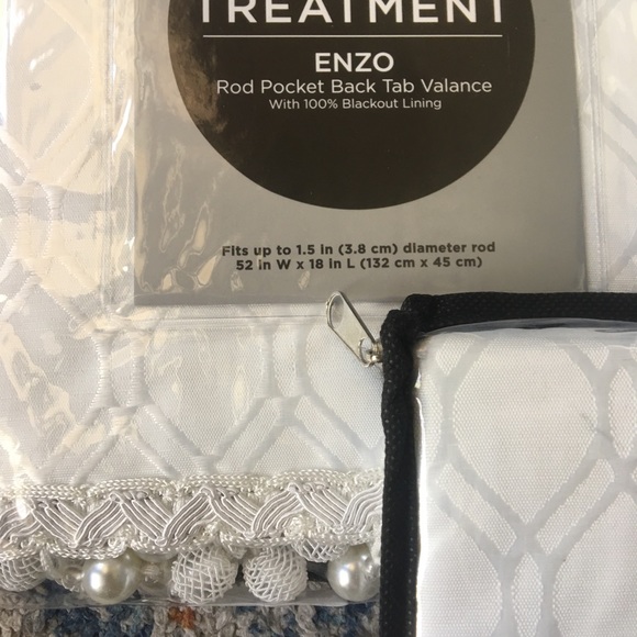 Bed Bath & Beyond Accents Enzo Tab Valances Poshmark